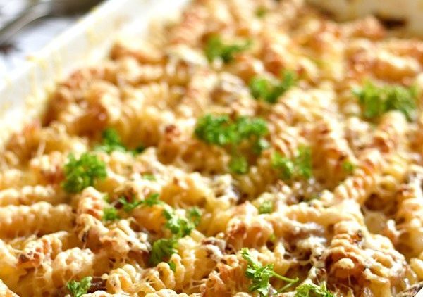 Gratin de pâtes au thon facile