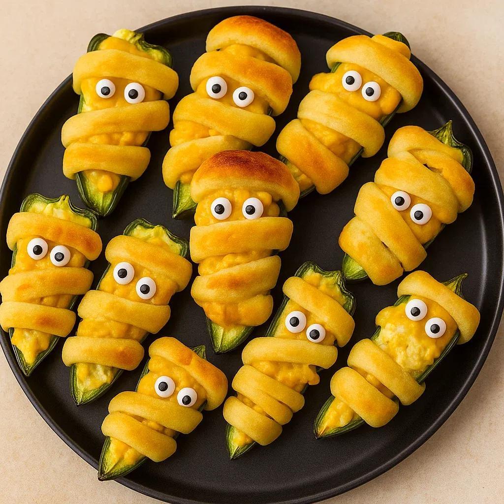 Jalapeños Momies pour Halloween – Apéritif Facile et Original